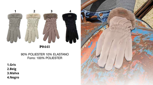 GUANTES UNISEX DE PUNTO ELÁSTICO – MODELO P0441