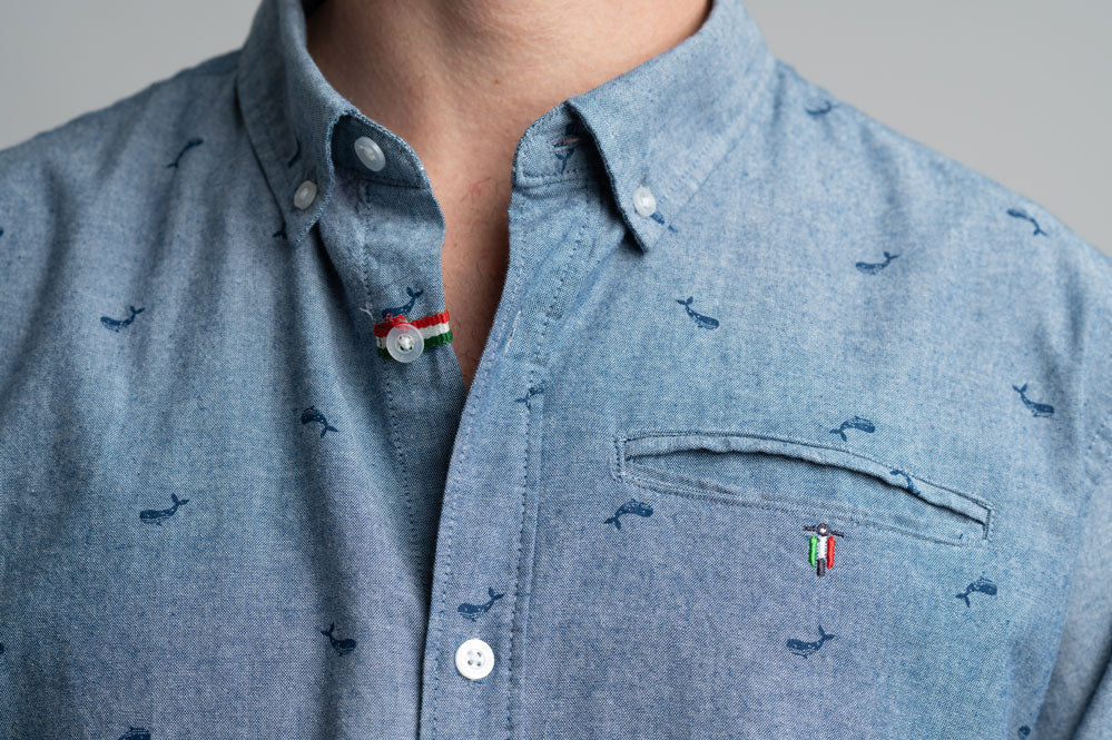 Camisa regular algodón cuello clásico corte cómodo - Imagen 2