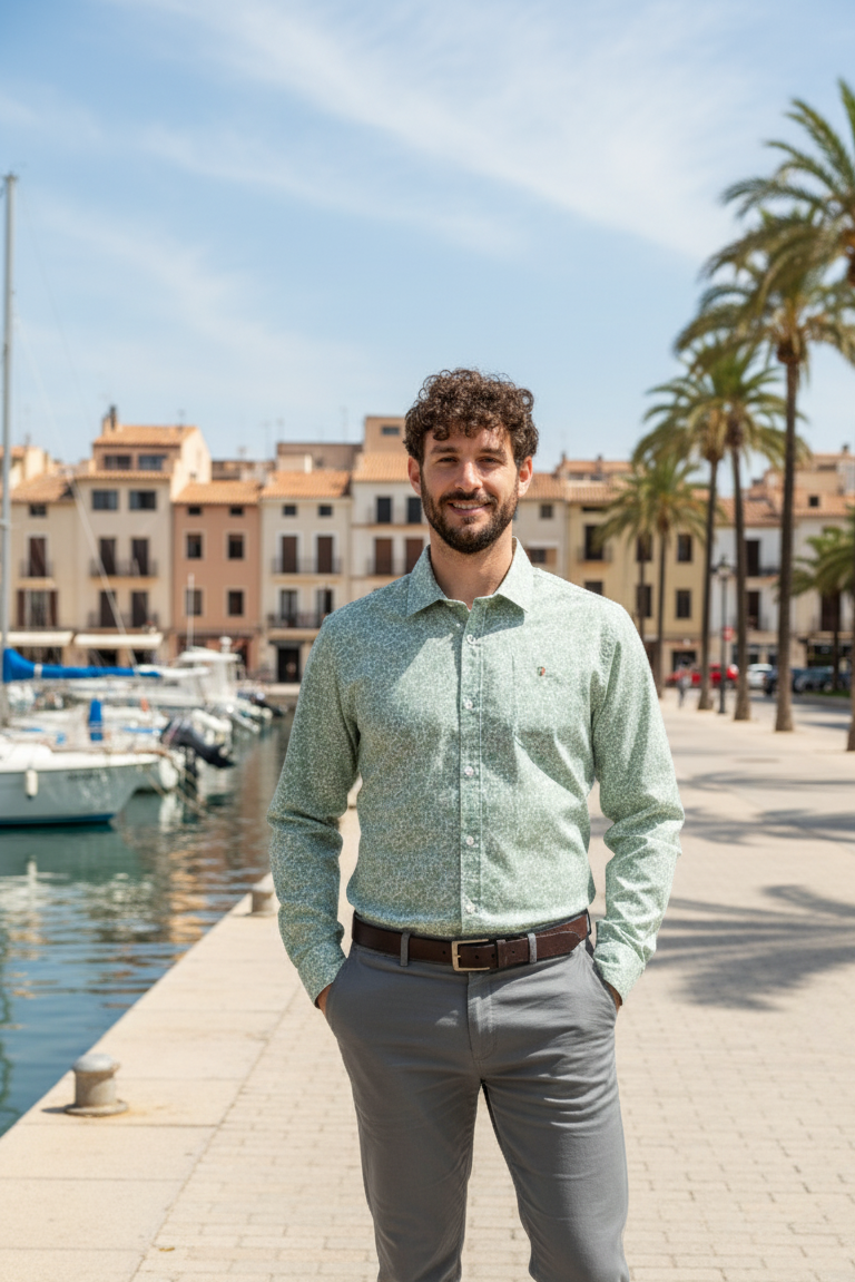 Camisa tailored oxford estampada - Imagen 2