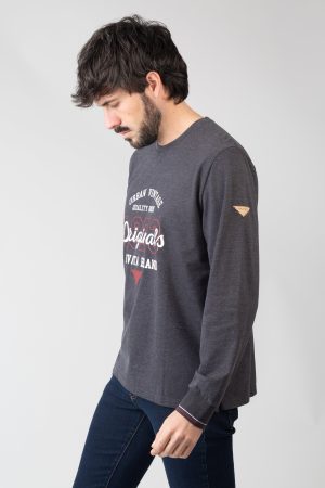 Camiseta manga larga con mensaje