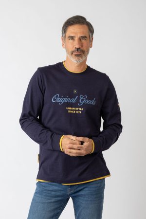 Camiseta estampada marino