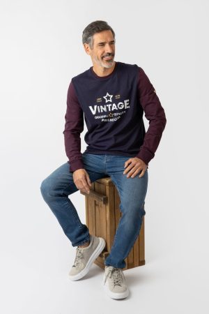 Camiseta estampada estampado marino