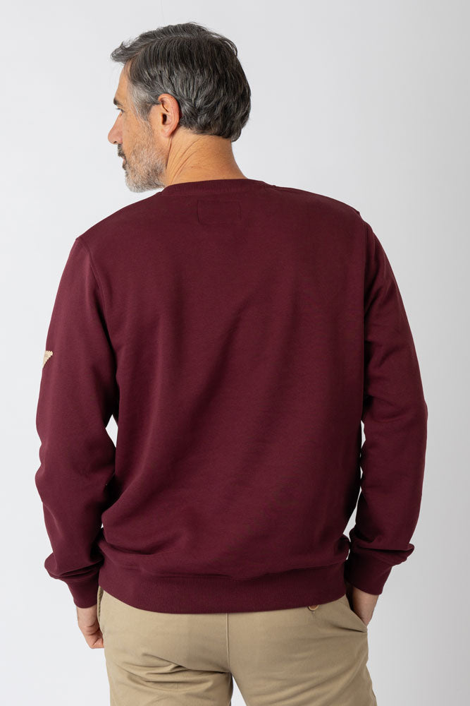 Sudadera sin capucha Roja - Imagen 6