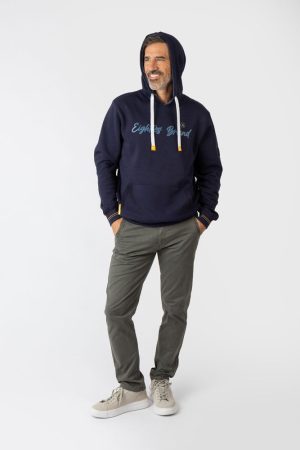 Sudadera con capucha marino