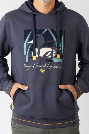 Sudadera con capucha con estampado