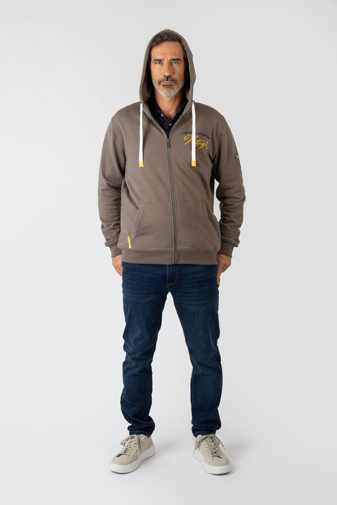 Sudadera con capucha con cremallera - Imagen 3