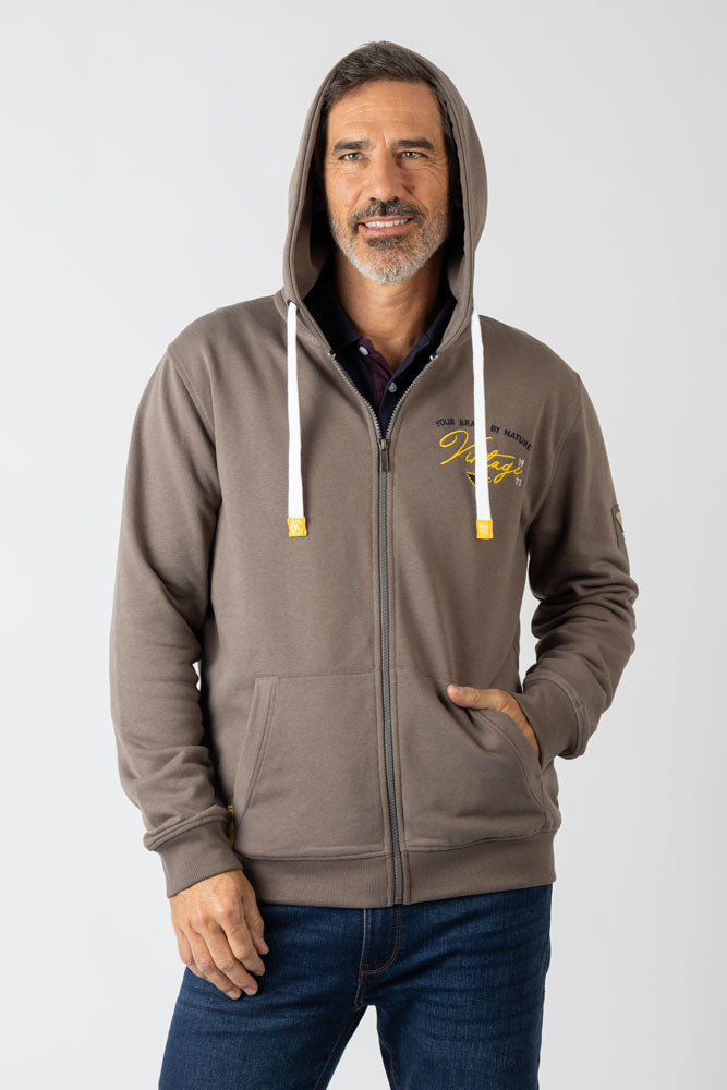 Sudadera con capucha con cremallera - Imagen 4