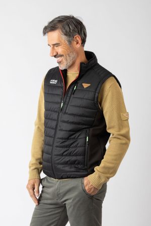Chaleco acolchado con cremallera