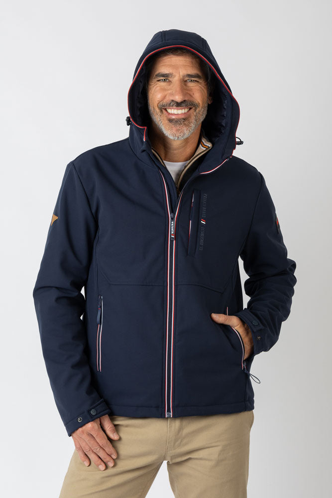 Chaqueta con capucha neopreno marino - Imagen 4