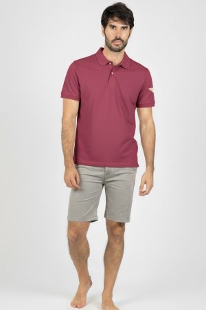 POLOS BÁSICOS TEJIDO PIQUÉ - 2xl, Vino