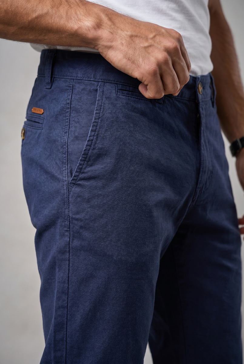 Pantalón de sarga de corte recto - Imagen 8